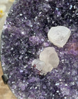 Stunning Natural Amethyst Geode with Calcite Crystal inclusions - MWS1865