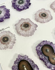 Wholesale Stalactite Slices for Jewelry Making - Bulk Flat Set - STS0037