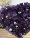 Uruguayan Amethyst Stone Heart Carving - HST0243