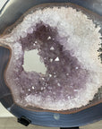 Stunning Beautiful Agate & Amethyst Complete Geode - MWS1564