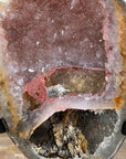 Pink Sugar Druzy Cluster with Pseudo Calcite Formation - MWS1906