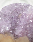 Natural Spirit Amethyst Cluster with Huge Calcite Formation - MWS0433