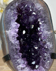 Natural Amethyst & Agate Geode with Metal Stand - MWS1901