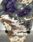 Unique Amethyst & Agate Polished Slice - MWS2323