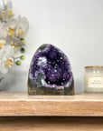 Stunning Natural Amethyst Cathedral Geode with Stalactite Formaitons - CBP1099