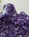 Natural Uruguayan Amethyst Statement Piece on Metal Stand - MWS2844