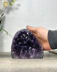 Unique Natural Uruguayan amethyst Cathedral with Huge Deep Purple Crystals - CBP1216