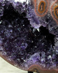 Unique Piece, Natural Amethyst & Agate Geode Specimen - MWS1508