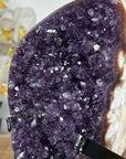 Stunning Natural Amethyst Specimen with Banded Jasper Matrix – Perfect for Home Decor - MWS1915