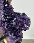 Natural Top Grade Amethyst Cluster with Jasper Matrix - MWS2043