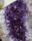 Natural Amethyst Geode with huge Shinny Crystals - MWS1821