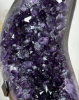 AAA Grade Natural Amethyst Cluster with Metal Stand - MWS1878