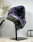 Stunning Large Natural Amethyst Crystal with Green Jasper Shell - MWS1849