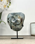 Rare Natural Quartz Druzy Geode with Hematite Formation - MWS2867