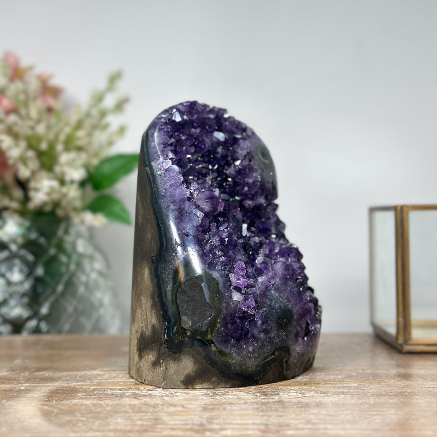 Beautiful Geniune Natural Amethyst Cathedral Stone - CBP0813