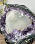 Amethyst Geode with Calcite Specimen - MWS1790