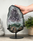 Large Sugar Amethyst Geode with Quartz Shell - MWS0137