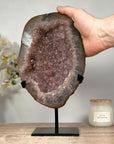 Large Natural Pink Amethyst Geode - MWS1332