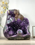 LArge Amethyst Stone with Stalctites & Calcite Formation - CBP1224