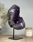 Magnificent Natural Amethyst & Blue Agate Cluster - MWS1708
