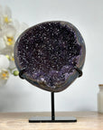 Druzy Amethyst & Agate Natural Geode, Super Shinny Crystals - MWS1569