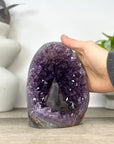 Amethyst & Agate Stone Arte Piece for Decor - CBP1390
