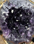 polished Amethyst Geode, Perfect for Home Decor. - MWS1765