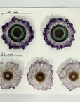 Wholesale Amethyst Stalactite Slices for Jewelry Making - Bulk Flat Set - STS0039