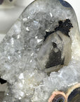 Uruguayan Quartz & Agate Specimen with Calcite & Black Hematite Inclusion - MWS3288
