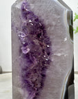 Stunning Natural Amethyst & Banded Agate Stone Tower - STP0180