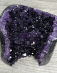 Uruguayan Amethyst Cathedral – Deep Purple Geode with Cut Base - CBP1211