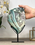 Unique Large Green Jasper Slice - MWS2240