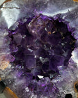 Natural Amethyst Geode with Agate Shell - MWS2431