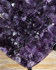 Large Natural Uruguayan Amethyst Stone Heart - HST0250
