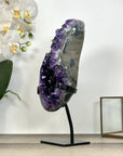 Natural XL Amethyst Stone Statement Piece - Stand Included - MWS2956