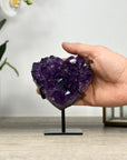 Natural Deep Purple Amethyst Stone Carving - HST0299