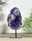 Amethyst Crystal Stone with Stalactite Eyes Fomations - MWS3271