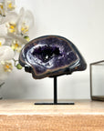Natural Agate & Amethyst Geode, Stand included - MWS2125