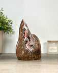 Red Jasper Stone Flame Carving - FST0167