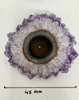 Unique Amethyst Stalactite Slices Set - Natural Crystal for Handmade Jewelry - STS0047