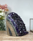 Deep Purple Cathedral with Sugar Crystal Inclusions - CBP1050
