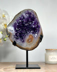 High-Quality Polished Amethyst & Quartz for Feng Shui, Meditation, and Good Energy