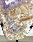 XXL Amethyst & Quartz Geode Slice Portal, Stand included - MWS2334