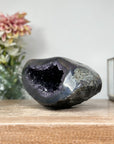 Amethyst & Agate Stone Geode with Crystal Cavity - STGE0004