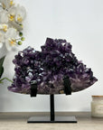 Beautiful Natural Amethyst Stalactite Formation with Large Crystals - MWS2081