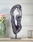Huge Amethyst Geode Portal on Metal Stand - MWS2759