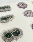 Natural Amethyst Stalactite Slices Wholesale Flat - Ideal for Pendants - STS0031
