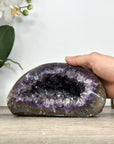 Uruguayan Amethyst Stone Geode with Quartz Shell - STGE0026