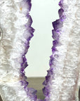 XL Natural Agate & Amethyst Geode Slice Portal - MWS2119