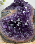 Amethyst Geode with Polished Edge for Home Decor Display - CBP1147